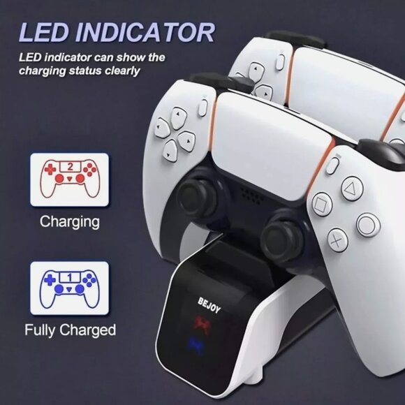 PlayStation 5 DualSense Wireless Charging Station PS5 Controller Charging Dock - Picture 3 of 4